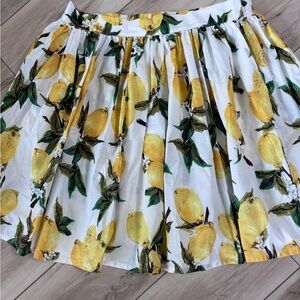 Vibrant 100% Cotton Handmade in the UK Skater Mini Skirt